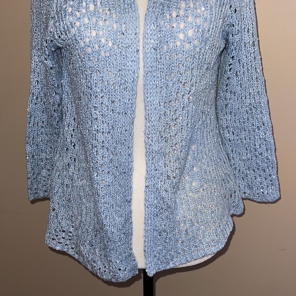 3/30 Grace Element sparkle blue Cardigan M - Picture 5 of 8